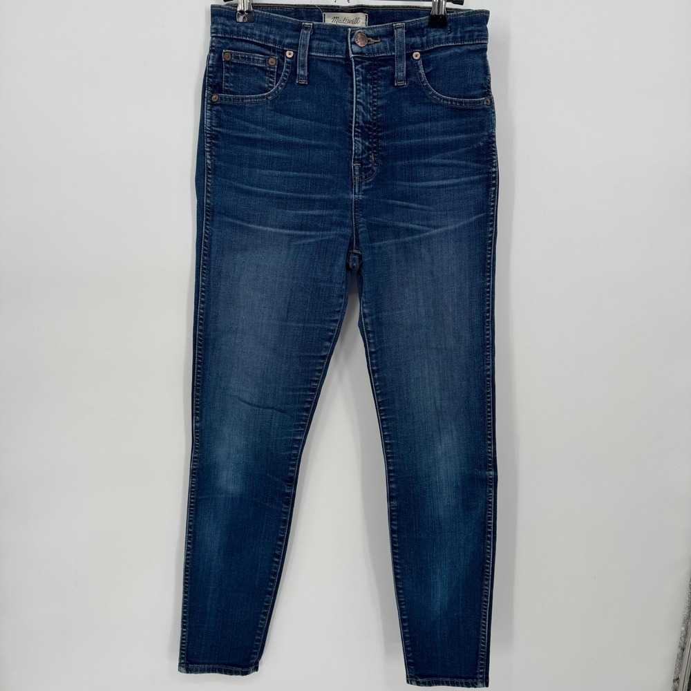 Madewell 10 High Riser Skinny Skinny‎ Jeans Dark Wash Size 27